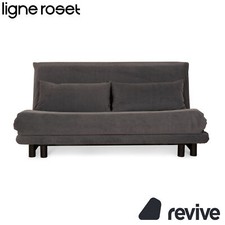 ligne roset Multy Stoff Dreisitzer Grau Sofa Couch Schlafsofa Neubezug manuelle