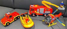 Feuerwehrmann Sam Set Löschfahrzeug Jupiter Hubschrauber Wallaby Venus Neptun