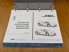 Ferrari F50 Scheckheft - Betriebsanleitung Buch 1227/97