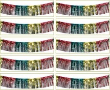 10x 10 M BUNTE FRANSEN