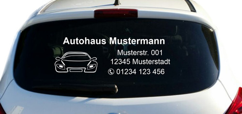 Autoaufkleber autohaus - autoaufkleber,