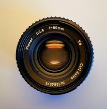 Hasselblad Zeiss Planar Objektiv 80mm, schwarz, black, 1:2,8