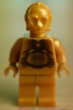 Lego Star Wars Minifigur C-3PO Pearl gold sw0161