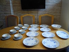 Seltmann Weiden Bayrisch blau Speiseservice 8  Personen