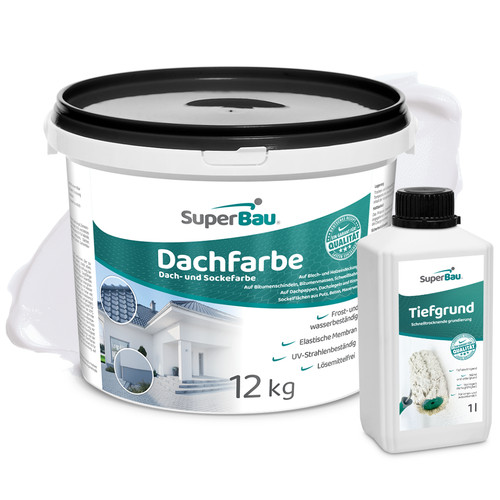 Superbau dachfarbe weiß kg - dachfarbe,