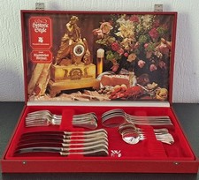 WMF Klassisch Weimar versilbert 90, 6 Personen, Besteckset, Besteckkoffer