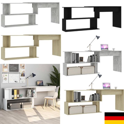 Eckschreibtisch mit regal - eckschreibtisch,
