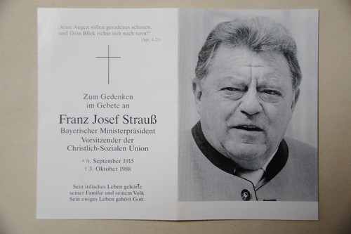 Sterbebild von franz josef - franz,