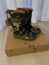 Bisgaard Gummistiefel Camouflage 27 grün braun NEU