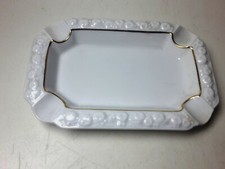 seltener alter Rosenthal Maria Weiß Goldrand Aschenbecher Ascher 4 Ablagen RaR