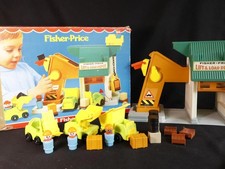 Hebe- und Verladedepot Fisher Price Lift 'n Load Depot 1977, Nr. 942, fast...