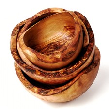 4er Set Schale aus Olivenholz