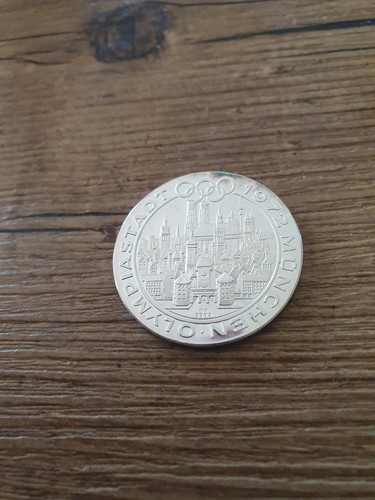 Medaille silber olympiastadt - medaille,