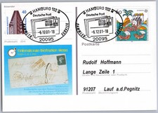 Sonderstempel Hamburg 2001