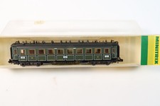 Minitrix 3185 Personenwagen Abteilwagen 3. Klasse der K.Bay.Sts.B neuw. OVP #2