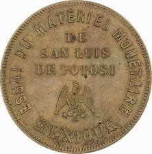 Mexiko Mexico - Me-Essai - Maschinenprobe - Brüssel - San Luis Potosi - 34,36 g