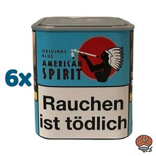American Spirit Original Blue / Blau Tabak 6x 80g Dose