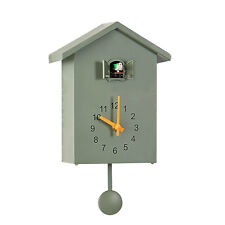Kuckucksuhr,Modern Pendeluhr Wanduhr mit Pendel, Moderne walduhr Vogelstimme