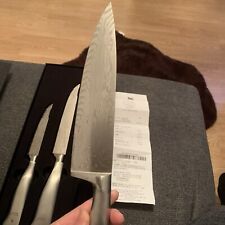 WMF Edition Grand Gourmet Damasteel Messer-Set - Edelstahl, 3-teilig