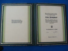 Urkunde für der Nationalpreisträger Erich Pfrötschner 1949!!