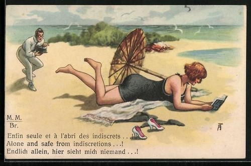 Künstler arthur thiele - künstler-ak,