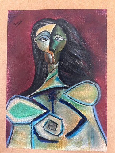 Pablo picasso zeichnung auf - pablo,