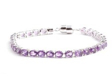 Amethyst Armband 925 Sterling