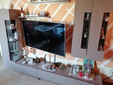 Wohnwand Top Zustand,10 Jahre Alt.. Modern, Hochglanz,Neuwerk. NUR MIT ABHOLUNG 