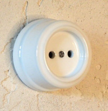 Steckdose Porzellan Aufputz