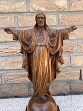 Alte Herz Jesus Christus Figur