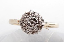 Diamantring antik Jugendstil