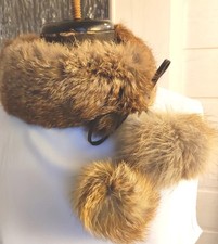 Pelz-Schal NEU, echt ROTFUCHS