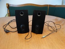 Lautsprecher Boxen Speed Link Schwarz Reflex System PC Computer Stereo Speakers