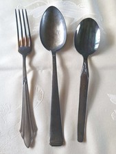 90/ 100er Silberauflage Konvolut Löffel/Gabel Besteck alt