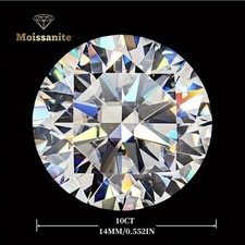 10ct moissanit - 10ct,