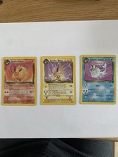 Dunkles Aquana/Blitza/Flamara, Team Rocket, 1995, Set