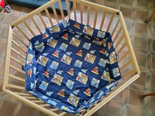 Laufgitter / Laufstall 6 eckig von Herlag mit Polster