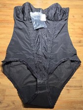 CLARA Corsagen Hosenkorselett BARBARA, Gr. I 8, 105 C, nero, NEU * made in Italy