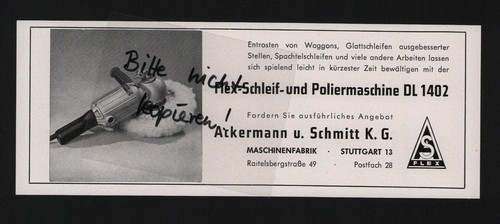 Stuttgart werbung 1960 - stuttgart,,