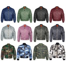 Bomberjacke MA1 Flight Pilot US Air Force Military Style Padded Coat Biker Top