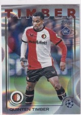 Topps CL Club Competition 2025 No. 43 Quinten Timber Rookie Raindrop Parallel