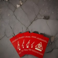 5 Stk. Deutz Ölwechselschilder Ölplakette Taktvoll und Sauber /Traktor  /Bulldog