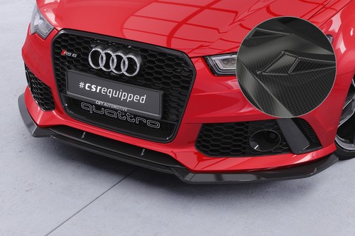 Cup spoiler lippe front - lippe, carbon