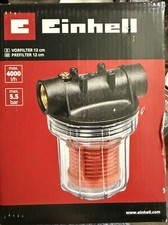 Einhell Vorfilter 12 cm Schutzmechanismus für Gartenpumpen
