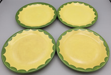 4x Zeller Keramik Teller - Brotteller - Kuchenteller - ca 16,3cm Durchmesser