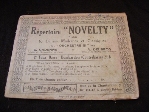 Notenblatt répertoire novelty - notenblatt,