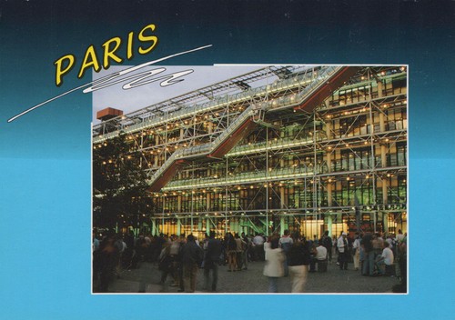 Alte postkarte paris centre - postkarte,