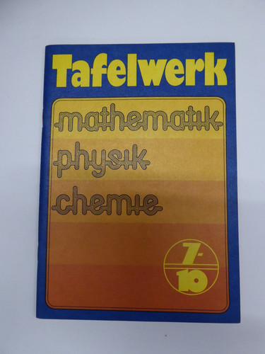 Tafelwerk ddr mathematik - tafelwerk,