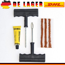 6-tlg. Reifen Reparatur Set Flicken Satz Auto Reifen Pannenset Roller Motorrad 