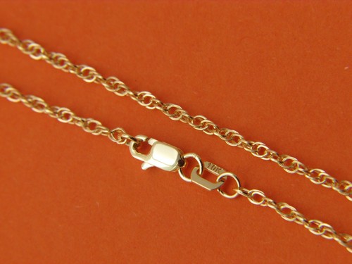 10kt gold doppelseil kette - gold,